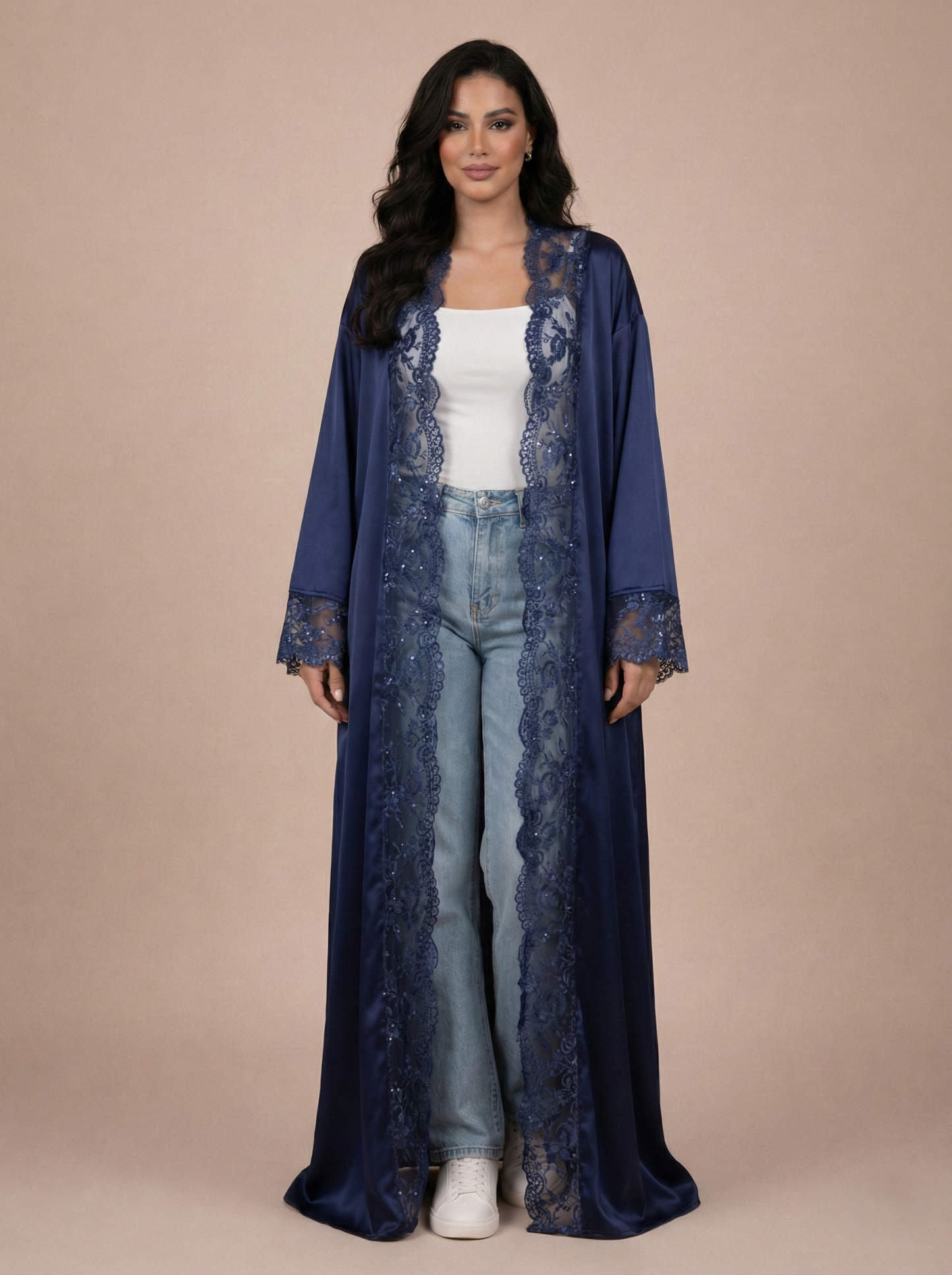 The Layla Kaftan - Navy