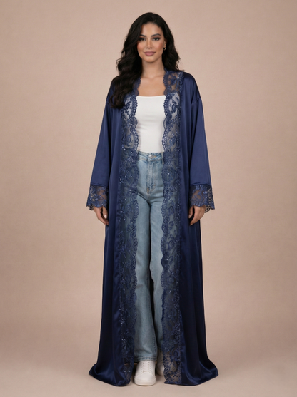 The Layla Kaftan - Navy
